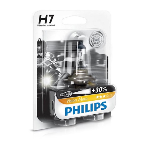 Лампа для мотоцикла Philips X-TREME VISION MOTO 12972PRBW H7 PX26d/55W/12V 3200K